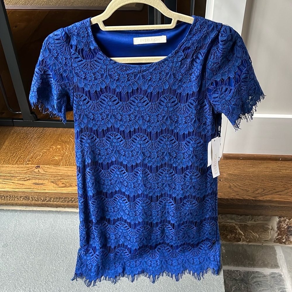 Blue Lace Dress